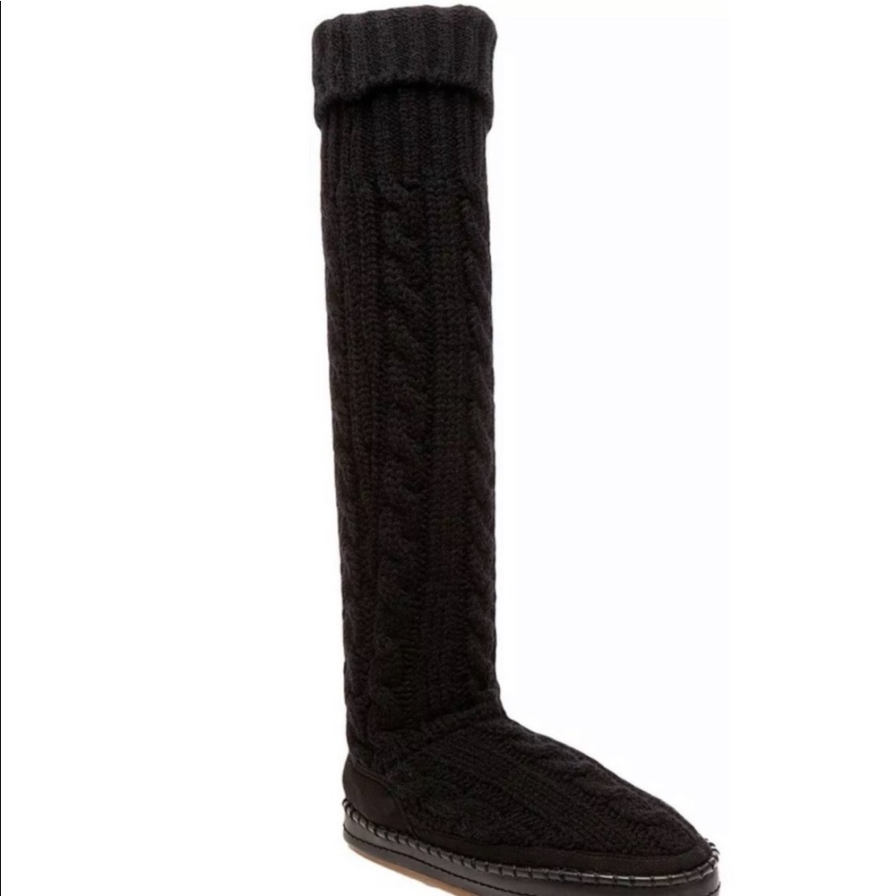 Mad Love Indoor/Outdoor Woven Knee-High Boots - Picture 1 of 6